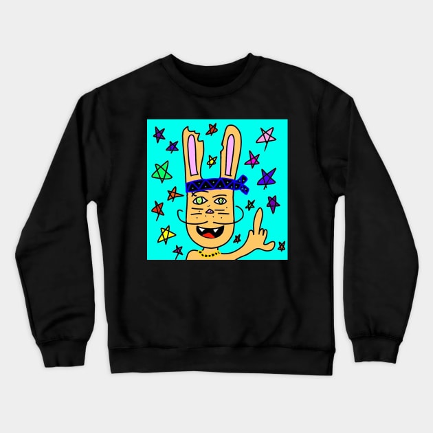 Bad Bunny Crewneck Sweatshirt by mushriah333